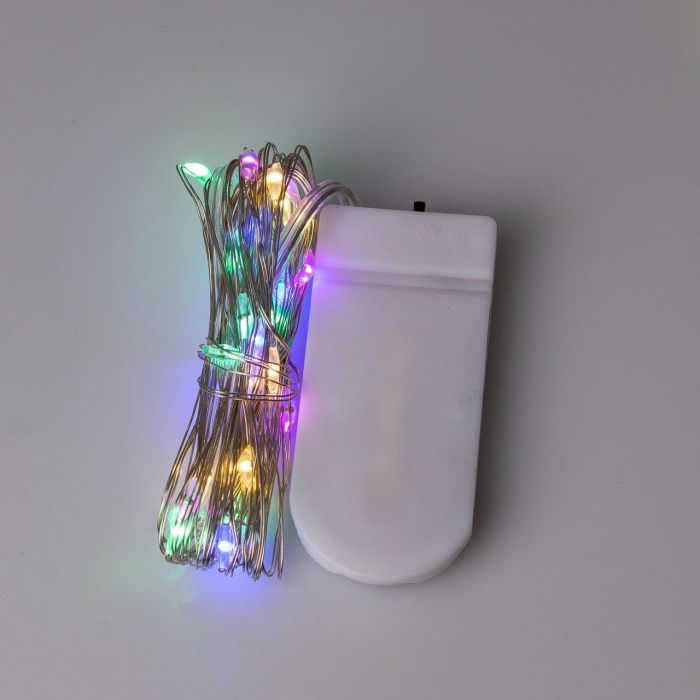 Гірлянда світлодіодна на батарейках GarlandoPro 30LED 3м мідний дріт гірлянди роса 1733017ML