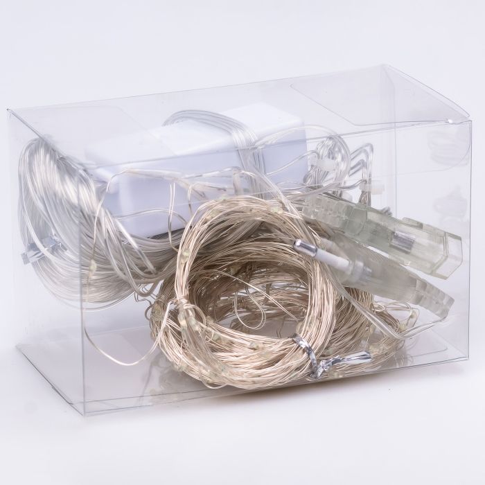 Гірлянда штора світлодіодна GarlandoPro Роса 200LED 3х2м 10 ліній 8 режимів гірлянда крапля роси Білий 173303W