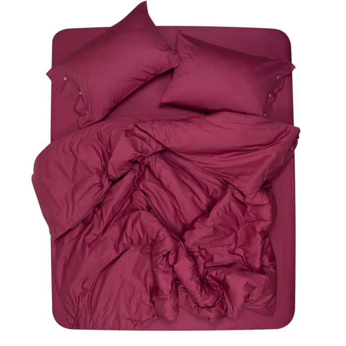 Duvet cover ARDESTO Mix&Match, 160x220cm, 100% cotton, sateen, burgundy