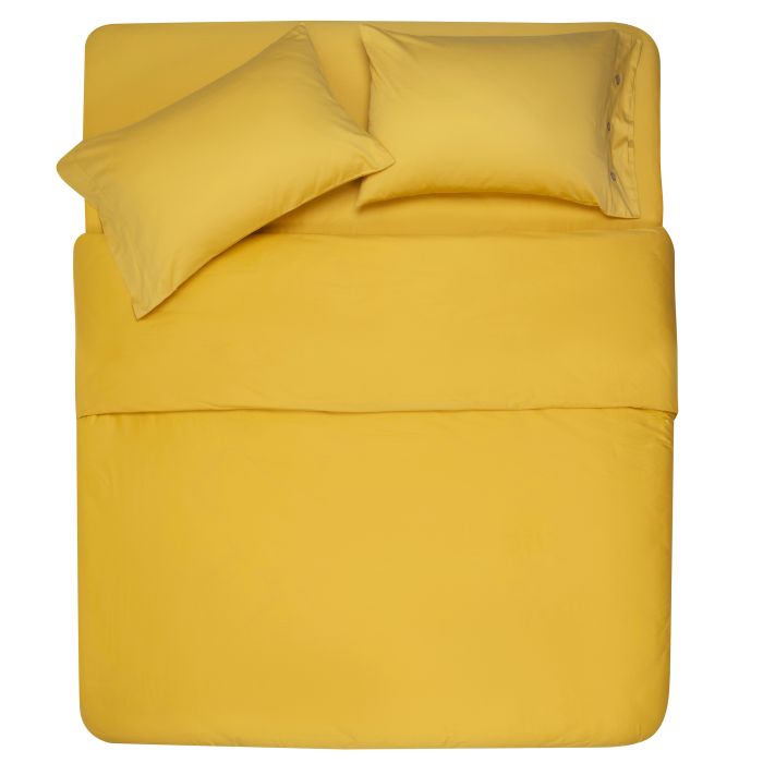 Flat sheet ARDESTO Mix&Match 240x260cm, 100% cotton, sateen, yellow