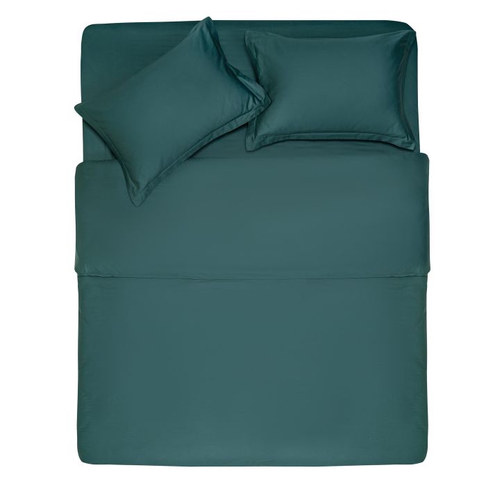 Flat sheet ARDESTO Mix&Match Premium 180x240cm, 100% cotton, sateen, green