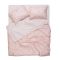 Bedding set ARDESTO 1.5 Gloria, sateen, joy, pink, duvet cover160x220cm, bed sheet 160x220cm, pillowcases (2) 50x70cm, 100% cotton