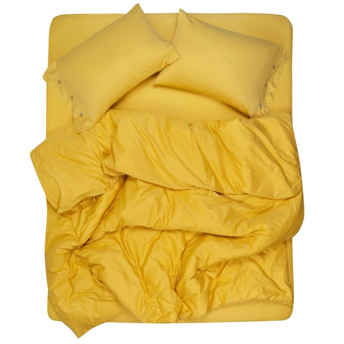 Duvet cover ARDESTO Mix&Match, 200x220cm, 100% cotton, sateen, yellow