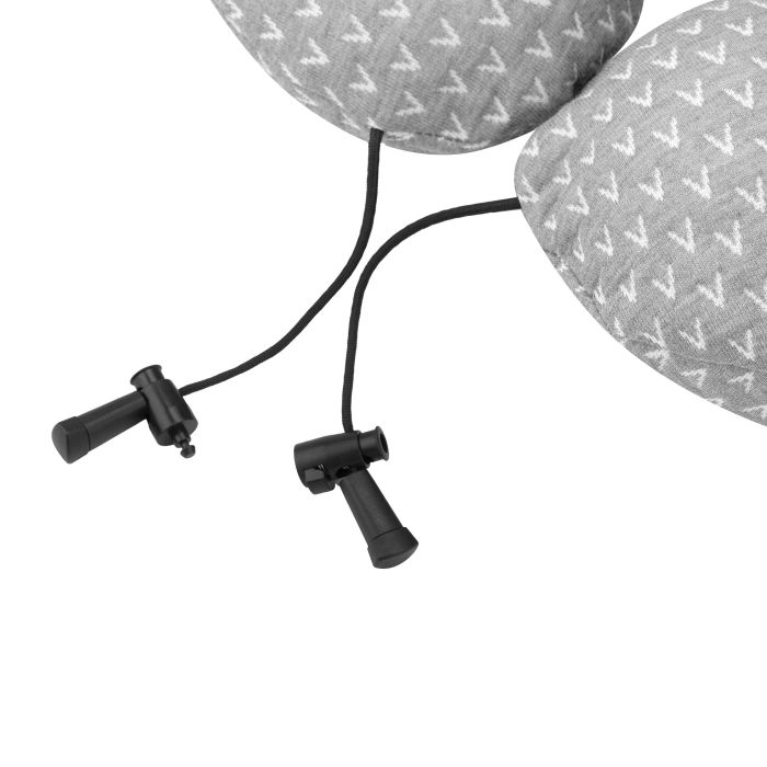 Neck pillow ARDESTO Sleepwell Travel 34х29х10cm, aircell memory foam, grey