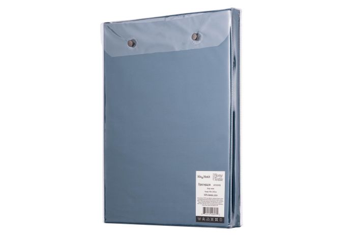 Flat sheet ARDESTO Mix&Match 240x260cm, 100% cotton, sateen, blue