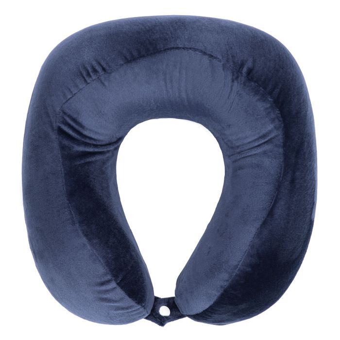 Orthopedic pillow ARDESTO Sleepwell Travel 27х24х14cm, for neck, memory foam, blue