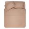 Fitted sheet ARDESTO Mix&Match 180x200+30cm, 100% cotton, sateen, beige