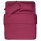 Fitted sheet ARDESTO Mix&Match 180x200+30cm, 100% cotton, sateen, burgundy