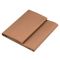 Flat sheet ARDESTO Mix&Match 240x260cm, 100% cotton, sateen, brown