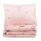 Bedding set ARDESTO 2.0 Gloria, sateen,  joy, pink, duvet cover 200x220cm, bed sheet 230x240cm, pillowcases (2) 50x70cm, 100% cotton