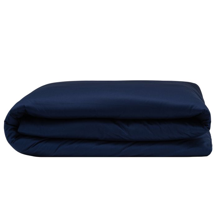 Bedding set ARDESTO 1.5 Mix&Match, sateen, duvet cover 160x220cm, bed sheet 180x240cm, pillowcases (2) 50x70cm, 100% cotton, blue