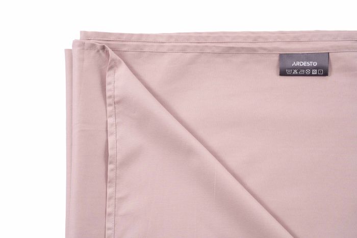 Flat sheet ARDESTO Mix&Match 240x260cm, 100% cotton, sateen, light pink