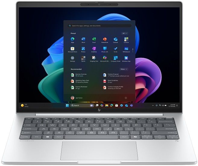 HP Notebook EliteBook 8-G1a 14" WUXGA AG, AMD R7-350, 64GB, F1TB UMA, Win11P, silver