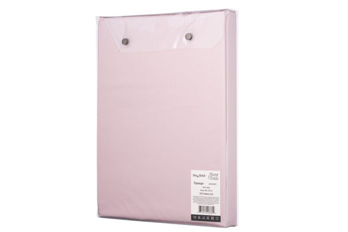 Duvet cover ARDESTO Mix&Match, 200x220cm, 100% cotton, sateen, light pink