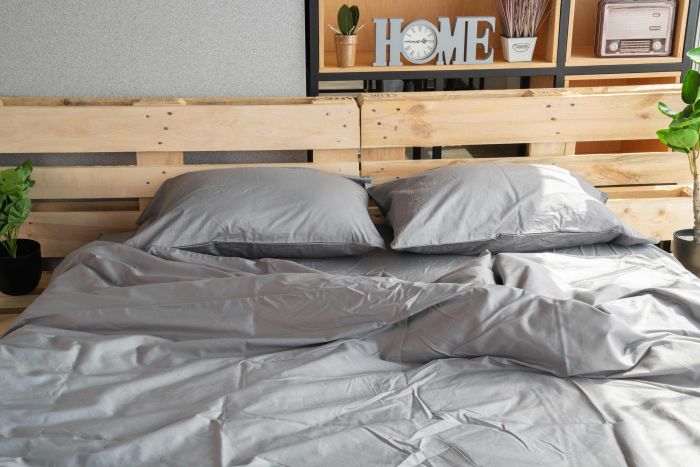 Pillowcase ARDESTO Mix&Match 50x70cm, 100% cotton, sateen, gray