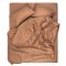 Fitted sheet ARDESTO Mix&Match 160x200+30cm, 100% cotton, sateen, brown
