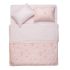 Bedding set ARDESTO 1.5 Gloria, sateen, joy, pink, duvet cover160x220cm, bed sheet 160x220cm, pillowcases (2) 50x70cm, 100% cotton