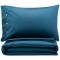 Bedding set ARDESTO 2.0 Mix&Match, sateen, duvet cover 200x220cm, bed sheet 240х260cm, pillowcases (2) 50x70cm, 100% cotton, blue