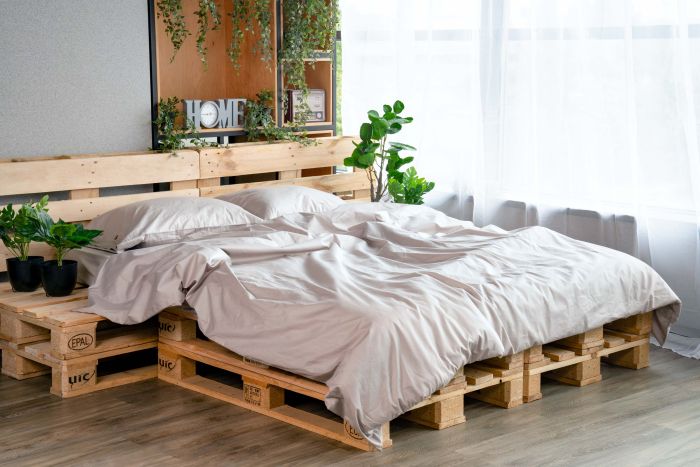 Fitted sheet ARDESTO Mix&Match 160x200+30cm, 100% cotton, sateen, ivory