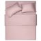 Bedding set ARDESTO 2.0 Mix&Match, sateen, duvet cover 200x220cm, bed sheet 240х260cm, pillowcases (2) 50x70cm, 100% cotton, light pink
