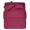 Duvet cover ARDESTO Mix&Match, 200x220cm, 100% cotton, sateen, burgundy