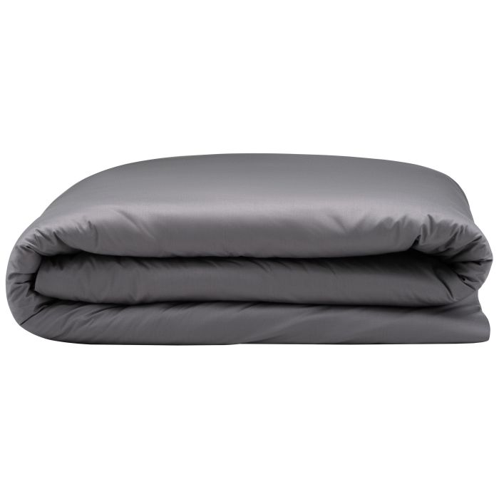 Bedding set ARDESTO 1.5 Mix&Match, sateen, duvet cover 160x220cm, bed sheet 180x240cm, pillowcases (2) 50x70cm, 100% cotton, gray