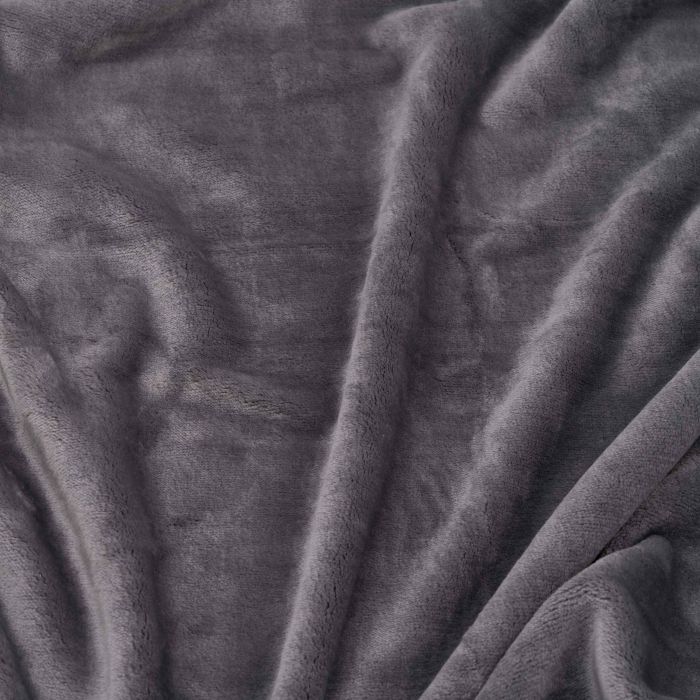 Delicate blanket ARDESTO 200х220cm, 100% polyester, light grey