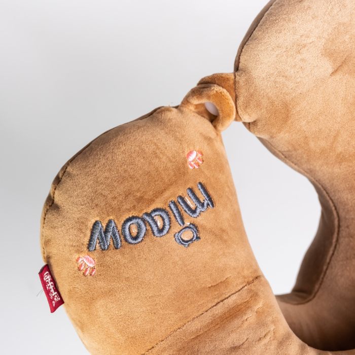 Подушка для шиї Miaow U-подібна подвійна, коричневий HP-56-27BR