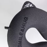 Подушка для шиї Smile&Hug U-подібна темно-сіра HP-56-14B