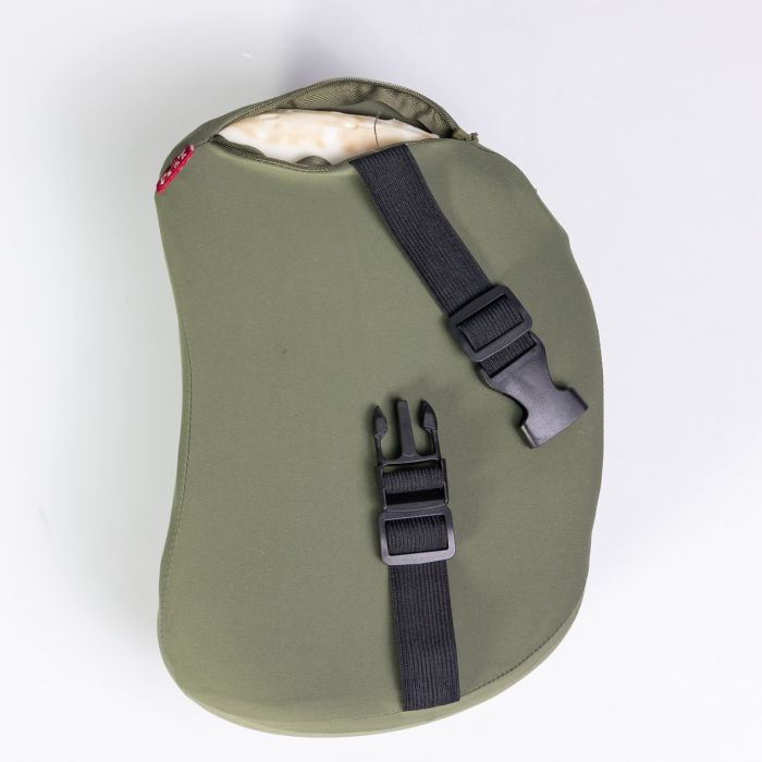 Подушка-підголовник Minimal для подорожей, оливковий HP-56-24GR