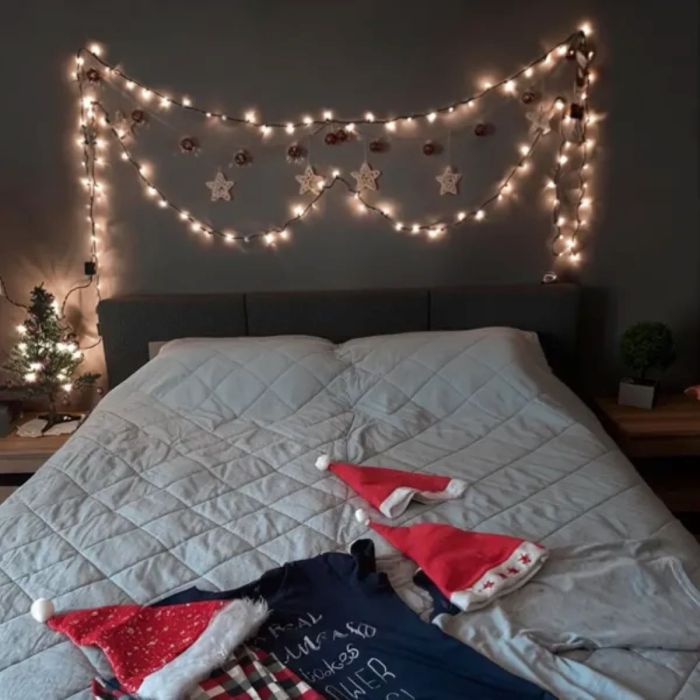 Новорічна гірлянда кімнатна нитка 18 м 180 LED кімнатна гірлянда чорний провід Біле світло W180LED18MBW