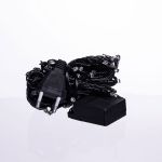 Новорічна кімнатна гірлянда нитка 6 м 50 LED чорний провід Жовтий W50LED6MBY