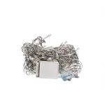 Новорічна гірлянда штора 2х2 м 80 LED кімнатна білий провід Жовтий ZWM2280LEDY